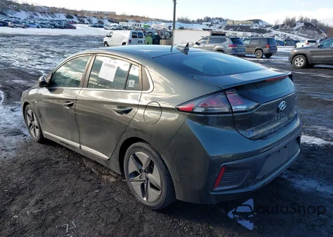 2020 Hyundai Ioniq Hybrid Sel z USA, uszkodzony, nr VIN KMHC85LC1LU242183